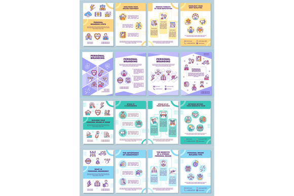 Download Personal Branding Brochure Template Set - Template set Collection