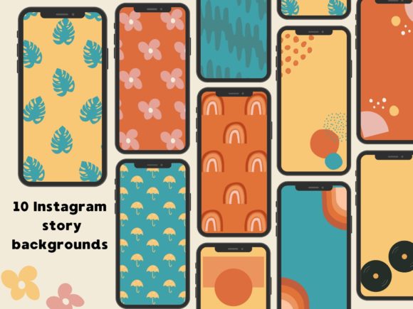 Download Boho Abstract Instagram Story Background - Instagram story Collection
