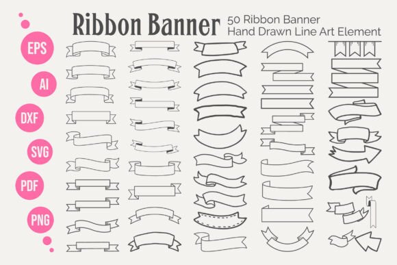 Download Ribbon Banner Label &amp; Decorative Vector - Banner Collection