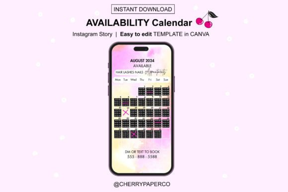 Download Instagram Story Calendar, AUGUST 2024 - Instagram story Collection