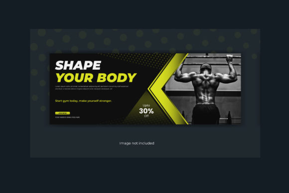 Download Gym Fitness Center Facebook Cover Banner - Banner Collection