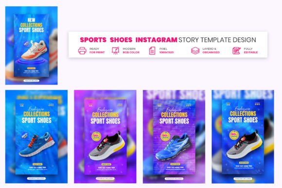 Download Sports Shoes Instagram Story Design. - Instagram story Collection