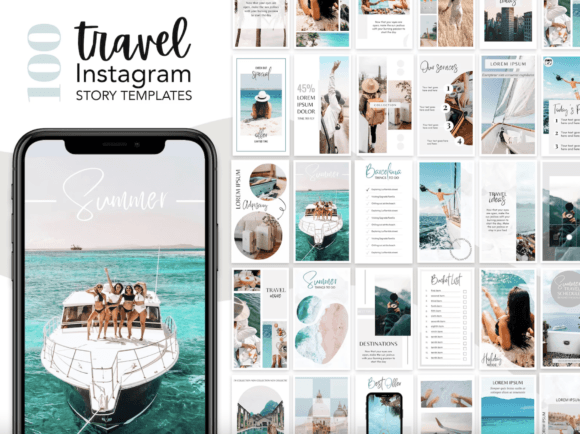 Download 100 Travel Instagram Story Templates - Instagram story Collection